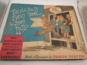 They'll Do It Every Time 1943-Jimmy Hailo  Hardback Frameable Art Prop Movie Tv